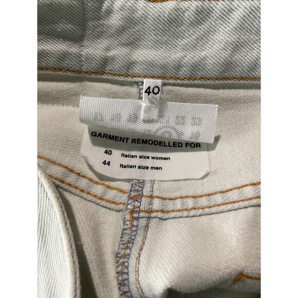 Mm6 Maison Margiela Blue Denim Skirt Size IT 40 / US 4 - Picture 6 of 6